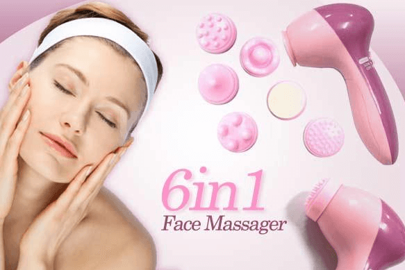 6-in-1 Multifunction Beauty Care Vibrating Facial Massager Medistore BD