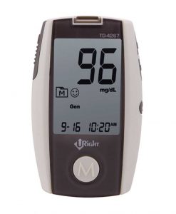 0001312 uright blood glucose monitoring machine model td 4267