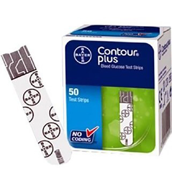 Contour Plus GLUCOSE Test Strips-50 pcs