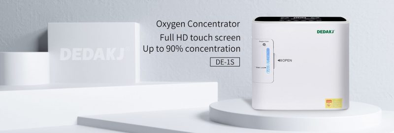 DEAKJ DE-1S Portable Oxygen Concentrator With - 6 L/Min