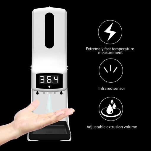 Automatic Touchless Soap Dispenser Intelligent Floor Stand Touchless Sensor Temperature K9 PRO