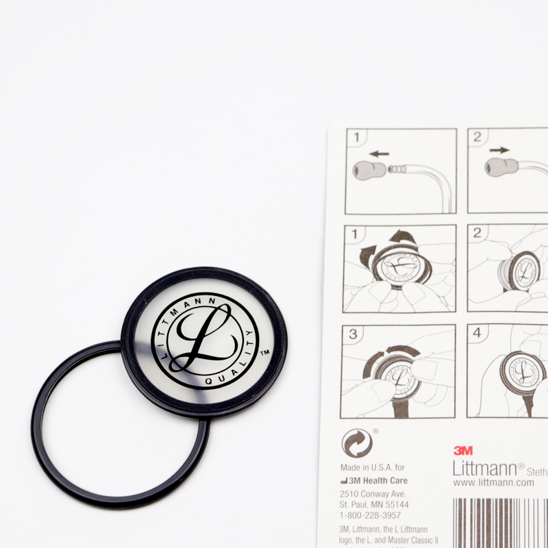 Stethoscope Eartips Earpiece Earplug Spare Parts Replacement Kit Tunable Diaphragm Rim Assembly for Stethoscope