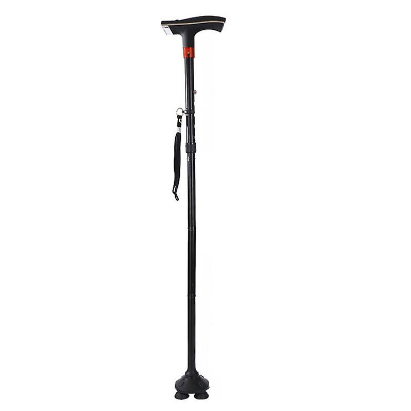 Multi-Function LED Light Elderly Walking Stick – Non-Slip And Stable Crutches