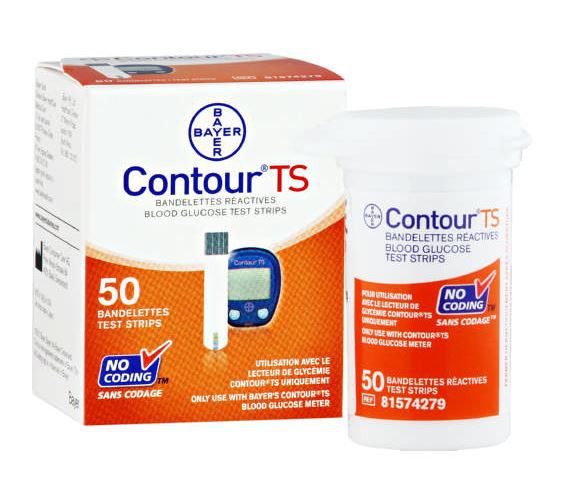 Bayer Contour TS Glucose Test 50 Strips