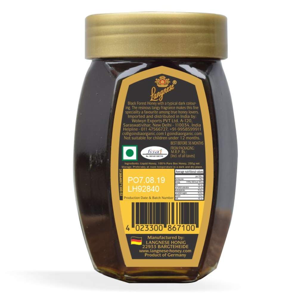 Langnese Black Forest Honey 250 gm - Image 2