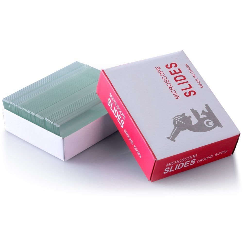 Plain Microscope Glass Slide for Laboratory - 72pcs box