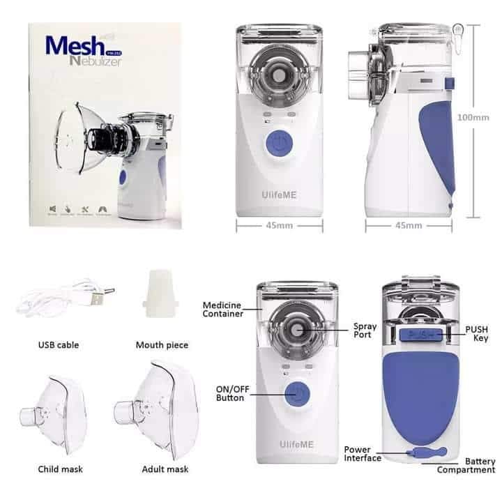 Portable silent Handhold Mesh Nebulizer - 40% off - Image 3