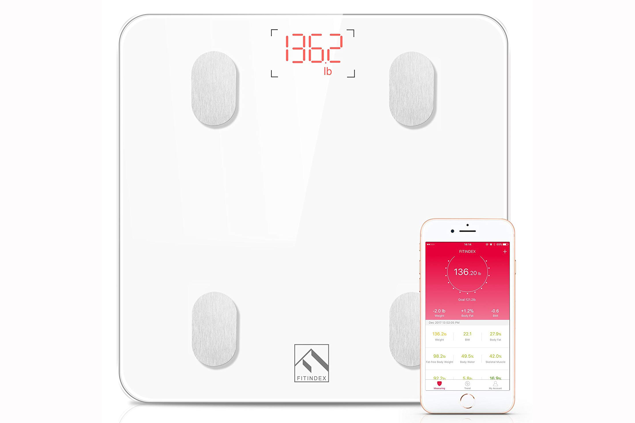 FITINDEX ES-26M Bluetooth Smart Body Fat Scale - Image 3