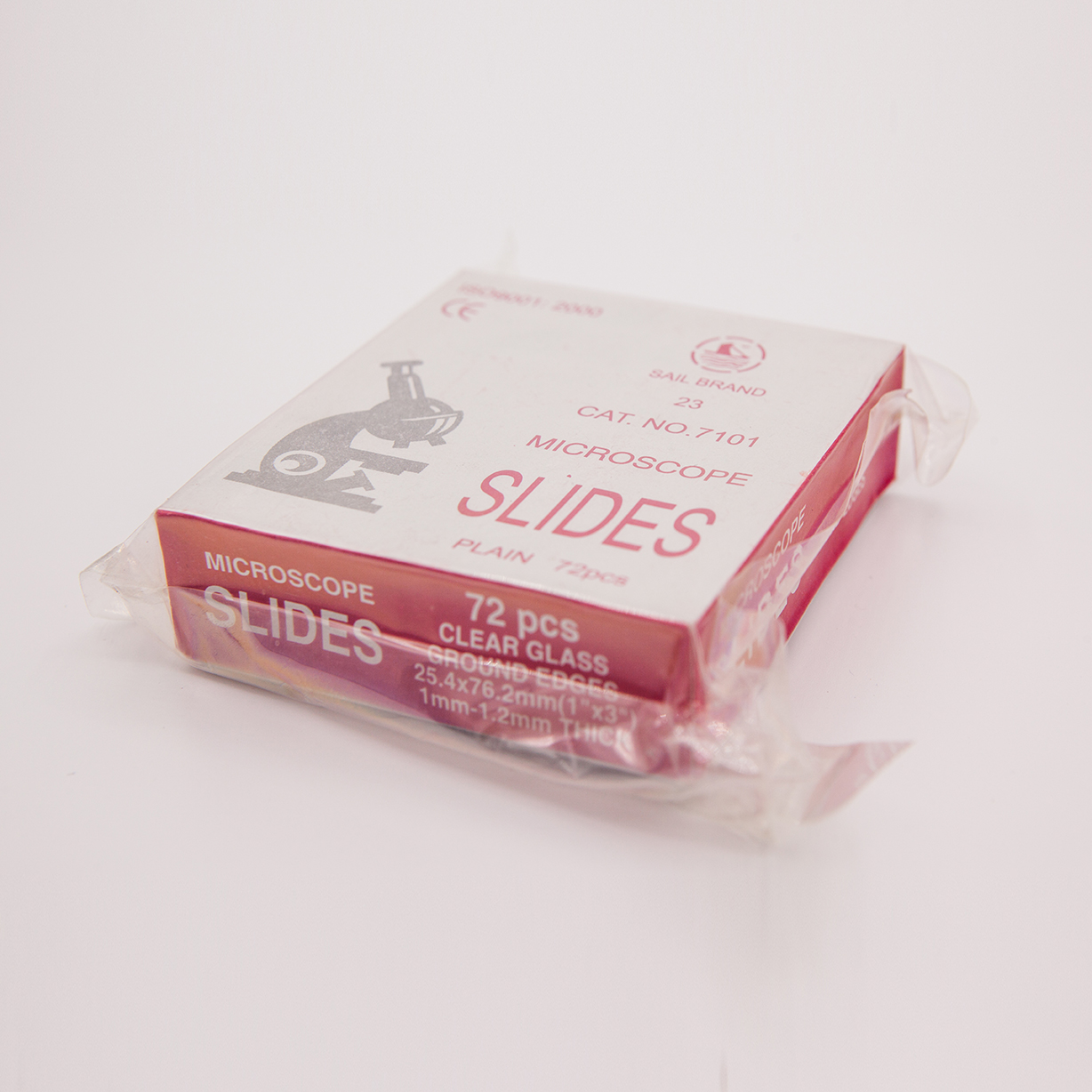 Plain Microscope Glass Slide for Laboratory - 72pcs box - Image 3