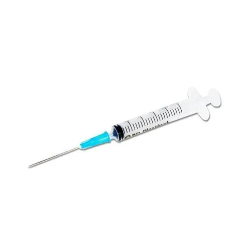 3cc Disposable Syringe With Needle - 100pcs