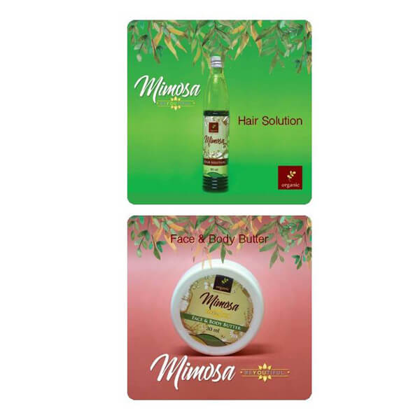 Mimosa Hair Solution +Face And Body Butter Offer
