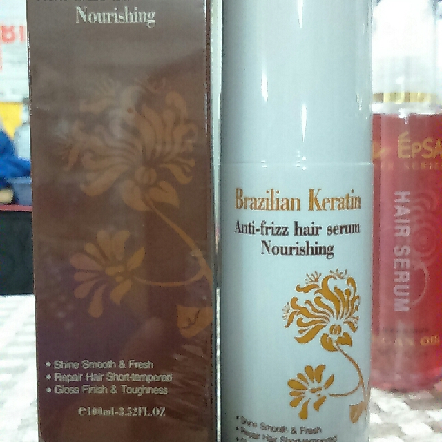 Brazilian Keratin Anti-Frizz Hair Serum Nourishing - Image 2