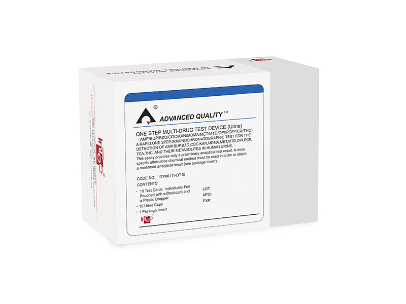 Multi parameter drug test device - Intec