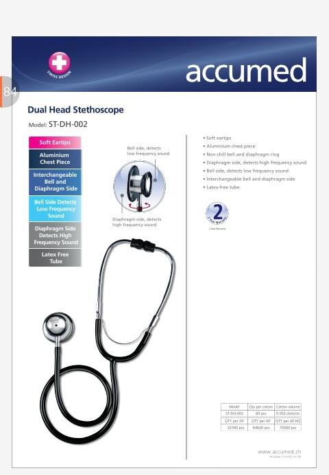 Accumed Sphygmomanometer With Stethoscope - Image 2