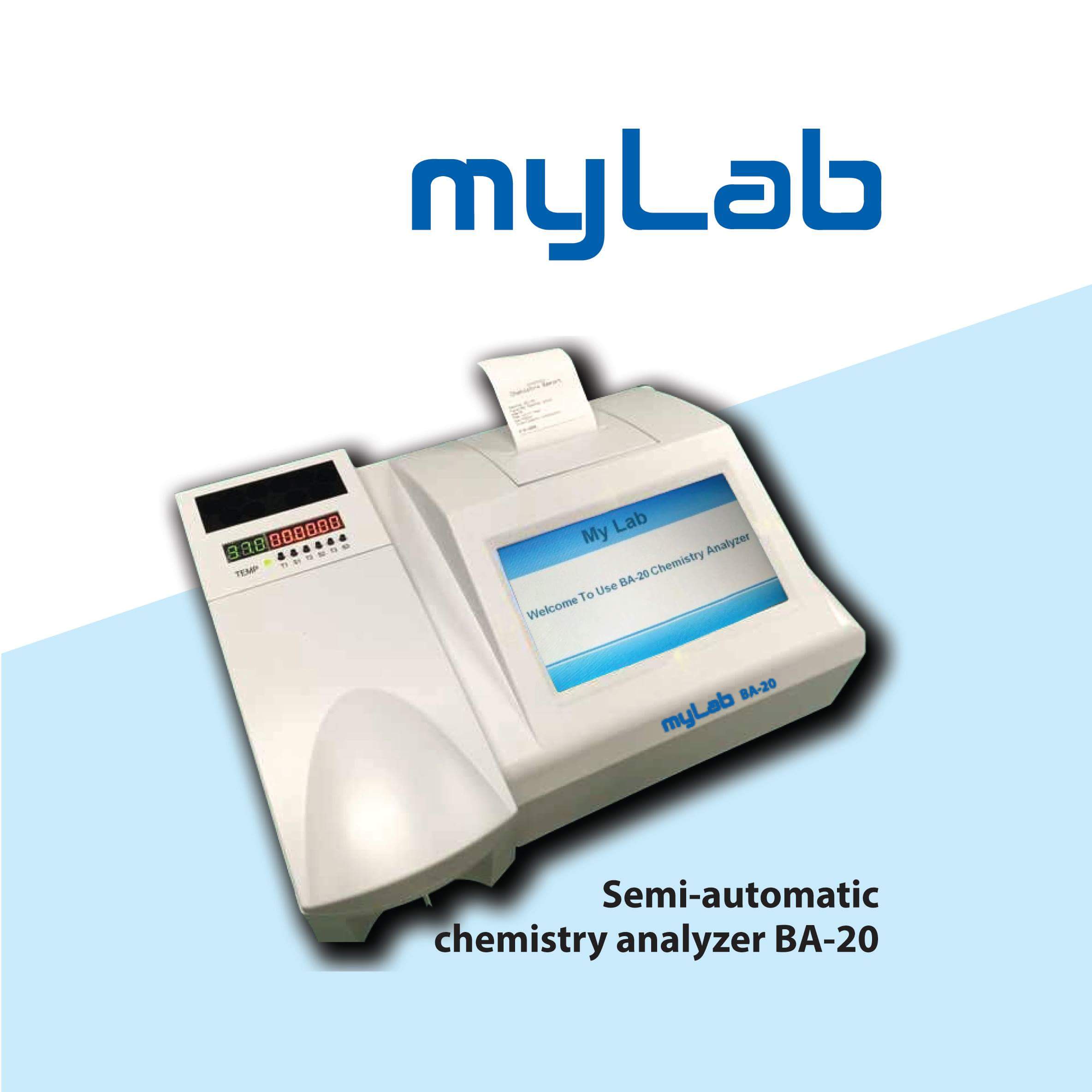 MyLab BA-20 Semi Automatic Biochemistry Analyzer