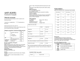 Bio Research AST/GOT Biochemistry Reagents 