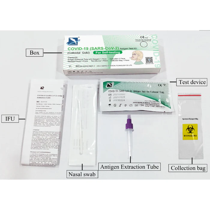 Deepblue COVID-19 Antigen Saliva Test Kit - 05 Test - Image 3