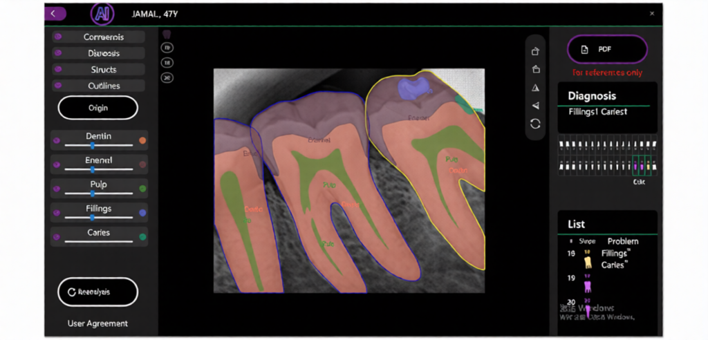 Professional Dental Digital X-Ray Sensor Ai-Enhanced