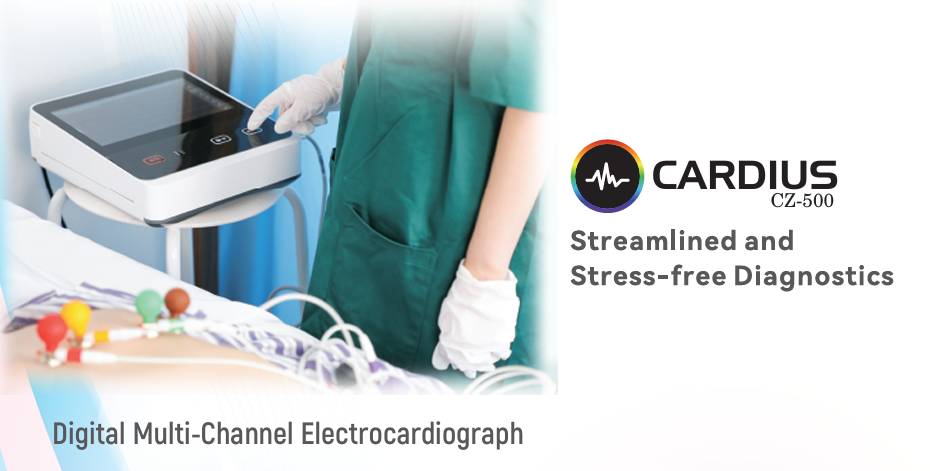 CARDIUS CZ-500 12-Channel ECG Machine