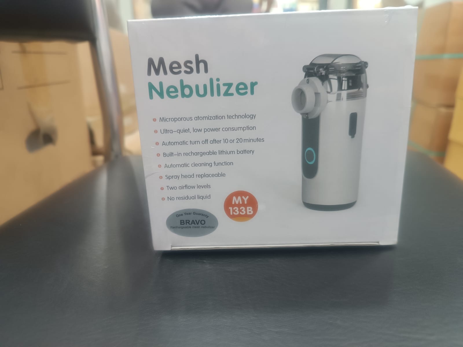 BRAVO MY-133B Portable Rechargeable Mesh Nebulizer Machin