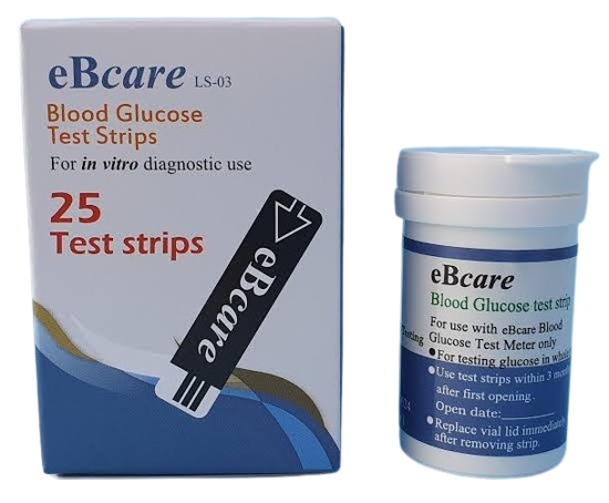 EBCARE Blood Glucose Test Strips
