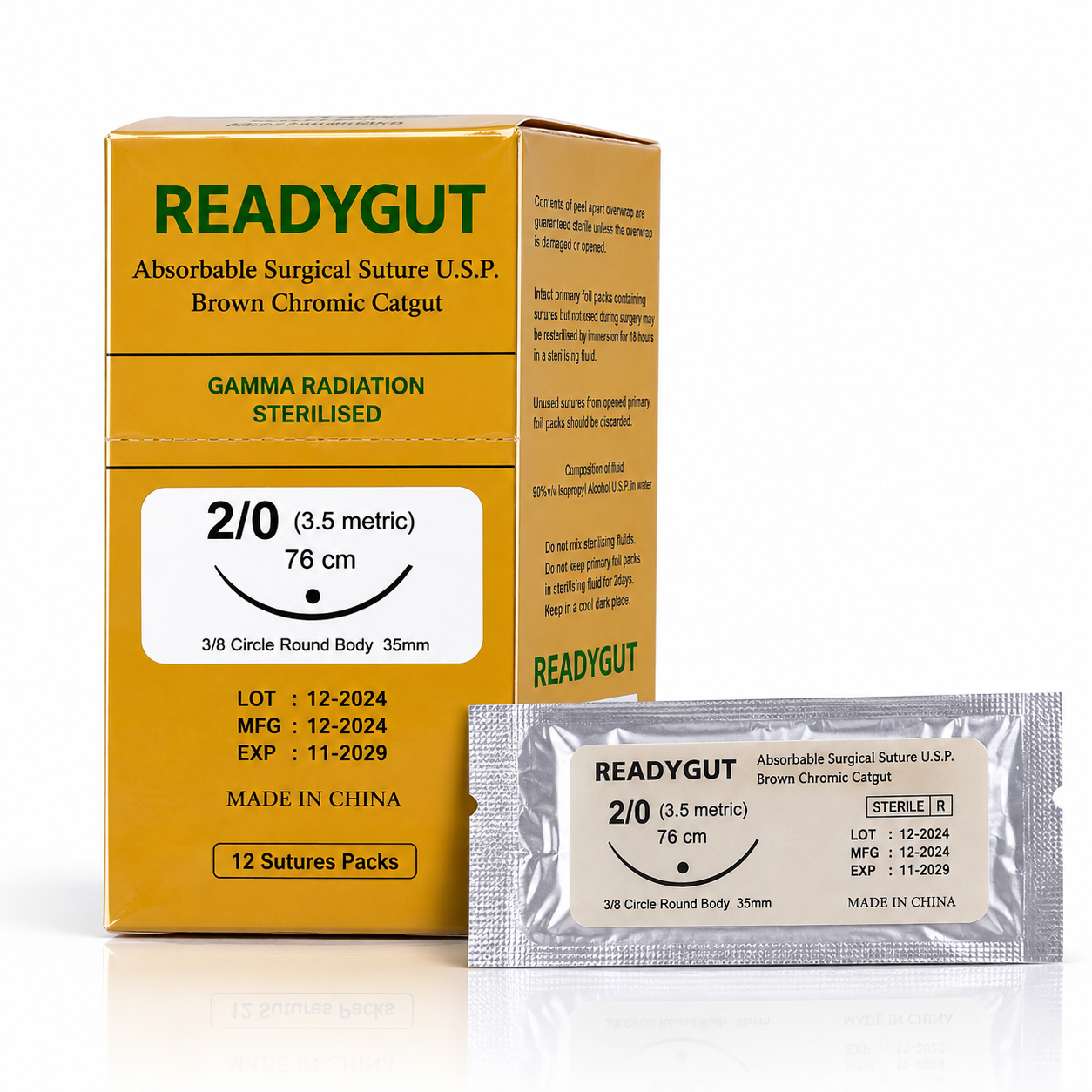 READY GUT Chromic Catgut 2/0